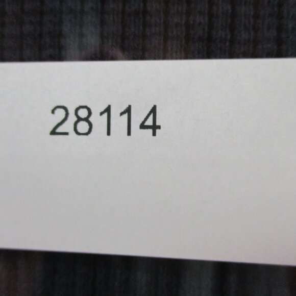 SKIMS Heavyweight Waffle Cropped Hoodie Womens XL Navy Blue Full Zip Knit EUC - Picture 10 of 10